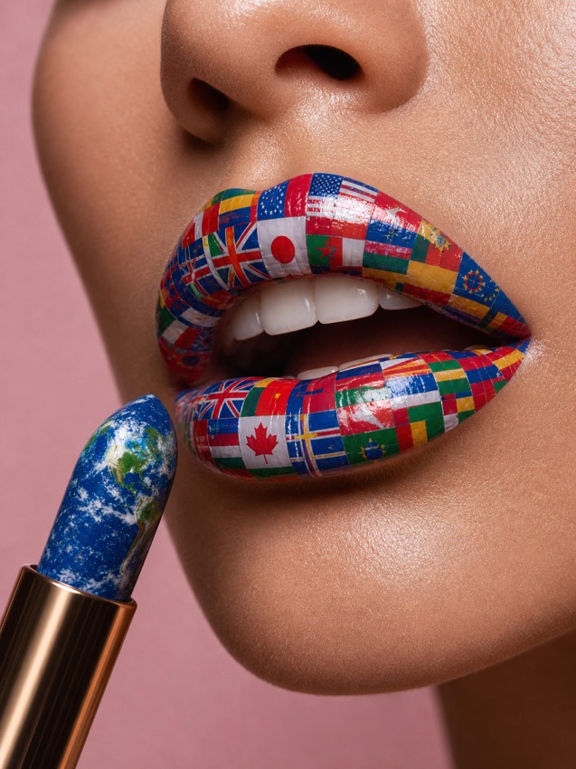 Zeffy Night Keeper | 国旗リップと地球色の口紅 - flag-lips-earth-map-lipstick