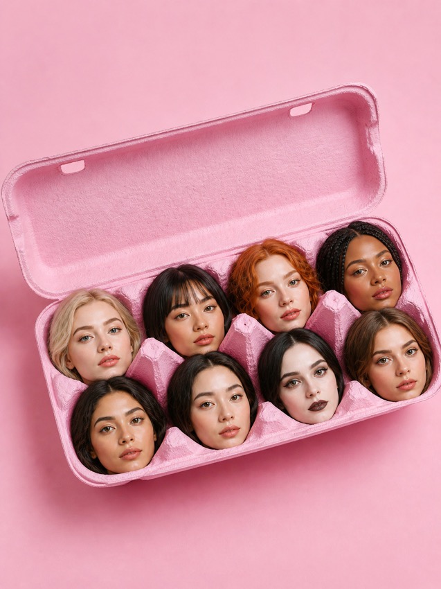 Zeffy Night Keeper | ピンクの卵ケースに並ぶ七つの視線 - pink-egg-carton-seven-gazes